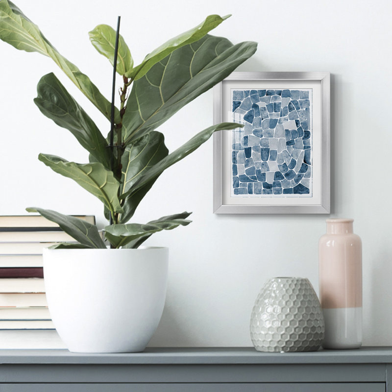 Walkways IV -Framed Print, 28.5" H x 20.5" W, Silver