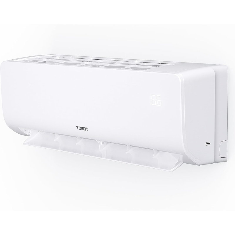 Système de climatisation et de chauffage mini-split TOSOT 18 000 BTU, unité de climatisation inverter sans conduit compatible Wi-Fi 20 SEER2 avec ensemble de conduites en cuivre de 4,9 m, commande vocale, 208-230 V, série Cosmo