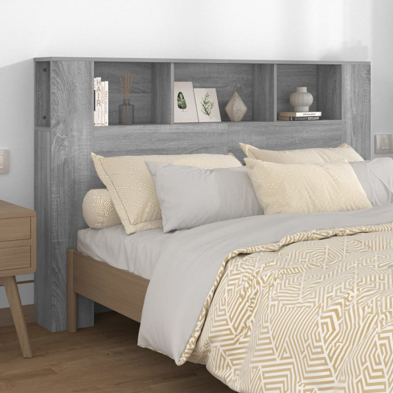 Headboard Cabinet, Kingsize (5'), Sonoma