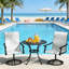 Ensemble de 2 chaises d'extérieur, chaises pivotantes-304082535