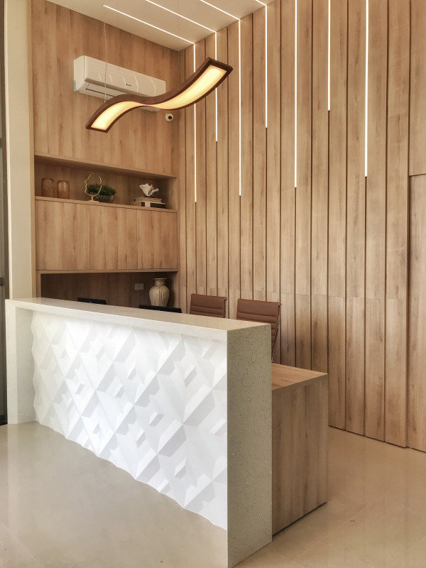 1 - Light LED Pendant, Imbuia