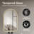 32"X60"Arched LED Mirror For Bathroom