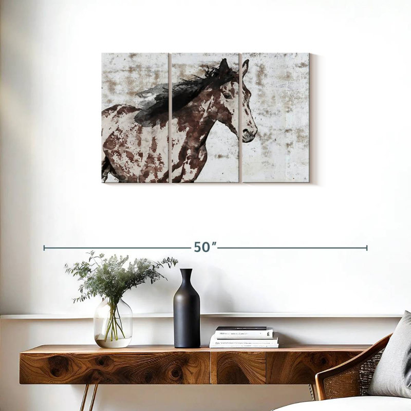 Cheval gagnant, H 20 po x l 33 po