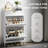 Shoe Cabinet Storage with 2 Flip Drawers, Narrow Hidden Shoes Cabinet Organizer for Entryway, Freestanding Slim Shoe Rack Front Door Entrance-1848410286