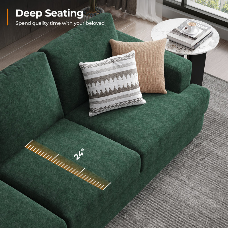 Brooklington 89'' Upholstered Sofa