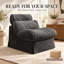 Upholstered 32.6 " Chenille Sofa-1446398912