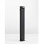 Black Integrated LED Metal Bollard Light-209297453