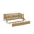 Twin Size Platform Bed With Trundle-1992686353