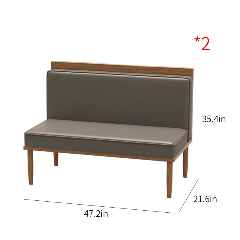 Banc de bar en similicuir restaurant Cafe