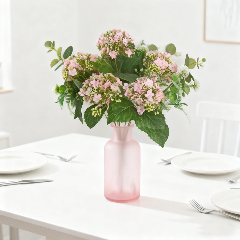 2 faisceaux de fleurs simulées, décoration de la maison, arrangement de table, décoration de mariage, cadeaux des Fêtes, Rose