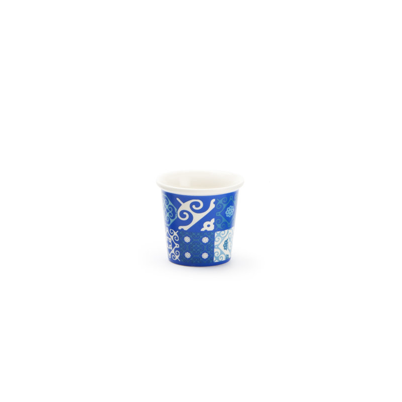 Maiolica Blue Porcelain Coffee Cup
