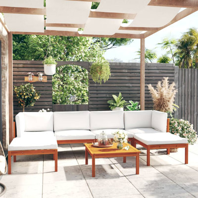 7 Piece Sofa Seating Group with Cushions