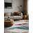 Machine Washable Gray Area Rug-1929433049