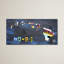 « hawaii state map », impression sur toile tendue-16420222