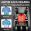 Fauteuil de massage inclinable sans gravité avec pression d'air corporelle complète, accessoires