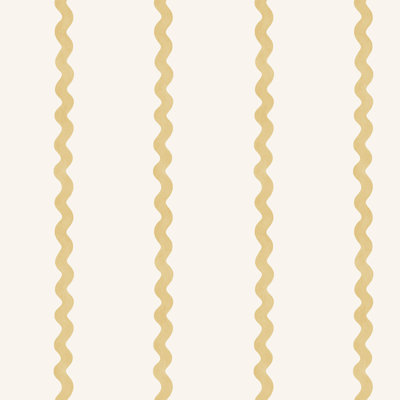 Papier peint texturé non tissé à rayures Ochre