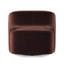 BLYTHE Swivel Armchair Chair with Ottoman-128671925