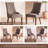 Tufted Parsons Chair Upholstered Dining Side Chair-516544616
