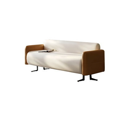 Banc de rangement en microfibre Chaynee