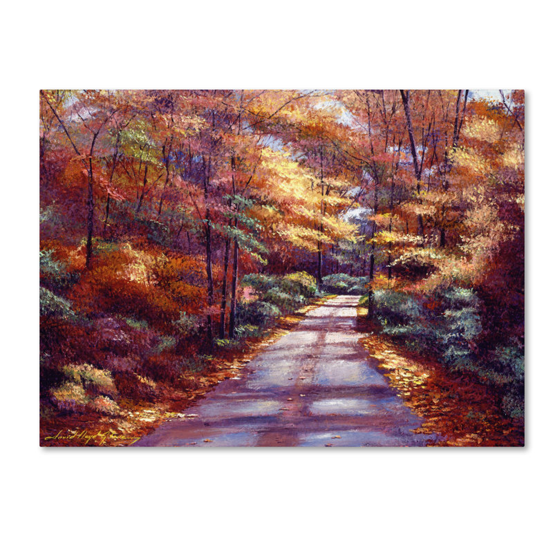 « the gloire of automne », reproduction sur toile tendue, H 14 po x l 19 po x P 2 po