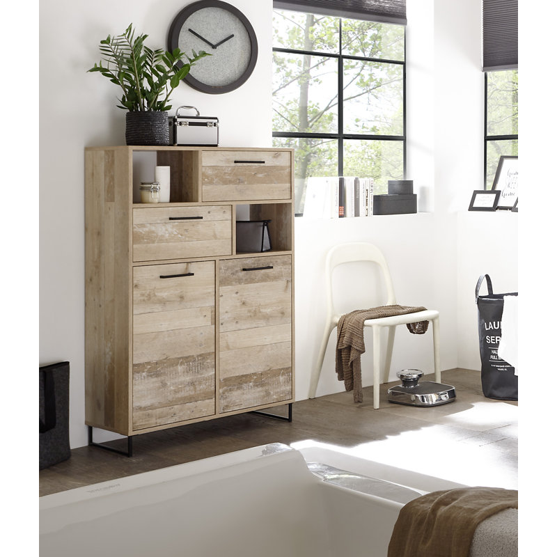 80 x 130 cm Melbeta Bathroom Cabinet