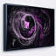 «Billowing Smoke Mauve in Black», reproduction d'impression sur toile tendue-26668748