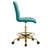 Modway Prim Armless Performance Velvet Drafting Chair-317570412