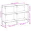 Console Table With Glass Top Steel-588766931-588766930