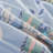 800TC 100% Egyptian Cotton Duvet Cover Set，3pcs Boho Paisley Style Floral in Light Blue Shabby Chic Bedding Set, Aesthetic Botanical Pattern for Bedroom Guest Room All Seasons-121118174-101674819