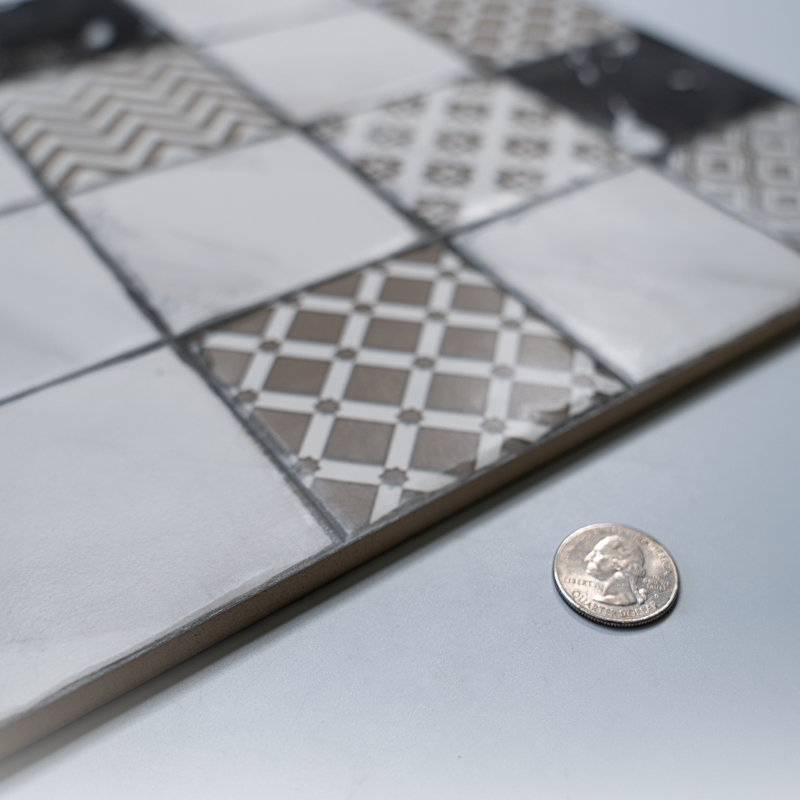 Milan 12''x 12'' Ceramic Moroccan Wall Tile