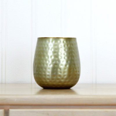 Metal Floor Vase