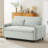 57.48"2 Seat Loveseat Sofa Sleeper Sofa With 2 Pillows And USB Ports-721174995