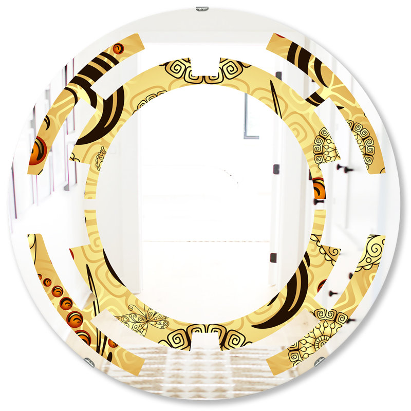 Miroir mural sans cadre motif I, 31,5 po x 31,5 po