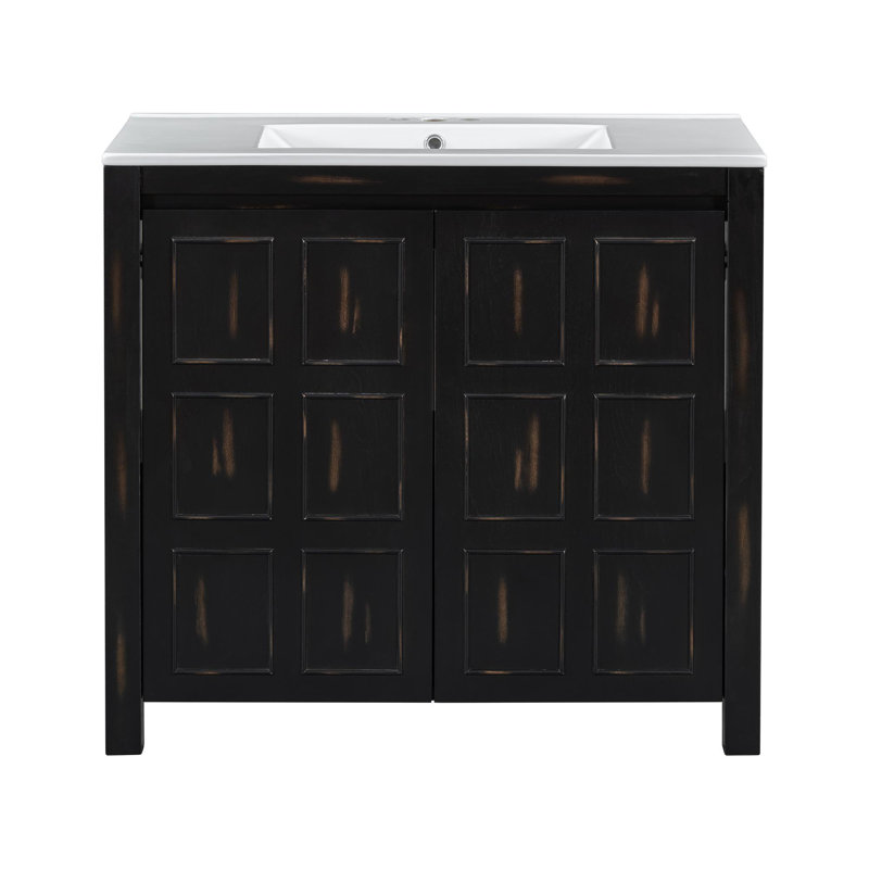 Ensembles de meuble-lavabo de salle de bain, Espresso