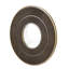 Miroir rond en bois avec cadre en fer doré, 31,5 x 1,2 x 31,5 po, rehausse l'attrait de la décoration intérieure, réflexion claire pour la salle de bain et le vestibule 31,5 x 1,2 x 31,5 po ornement, couleur neutre, ajoute de la beauté au décor-1574755604