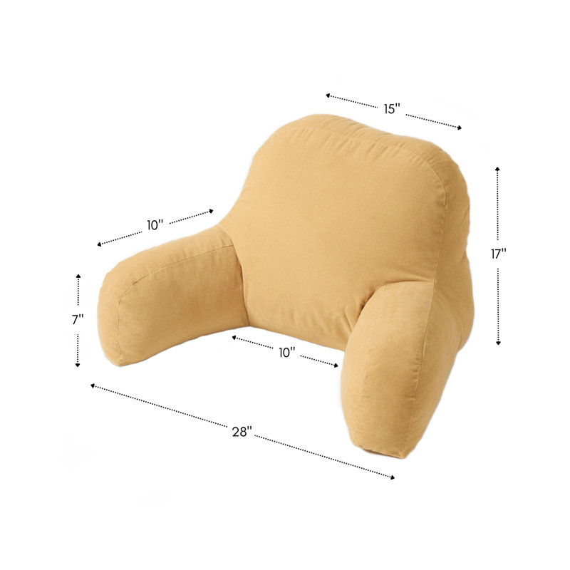 Hyatt Backrest Pillow, Buttercream