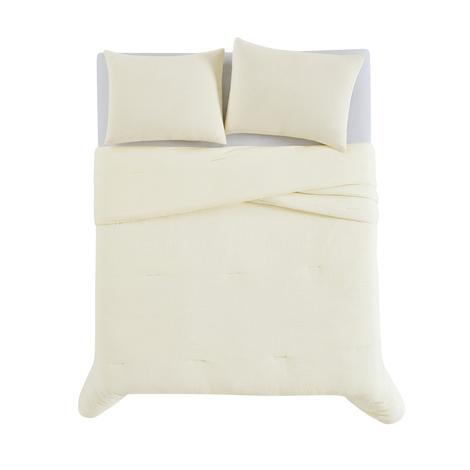 Reta Comforter Set, Ivory, Queen Comforter +2 Standard Shams