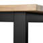 Ski-Leg Solid Wood Base Dining Table