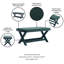 Banc d'appoint en velours Abigail-1965664921