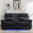 Black Faux Leather selected