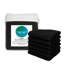 Viscose From Bamboo Cotton Facial Washcloth Black