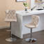 Rondel Swivel Upholstered Adjustable Height Counter Stool with Solid Wood Frame-1025677096