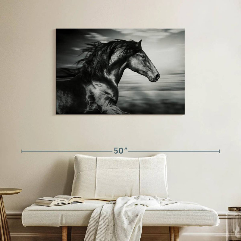 Brampt Thoroughbred, 26" H x 39" W