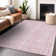Premium Machine Washable Prisco Pink Rug