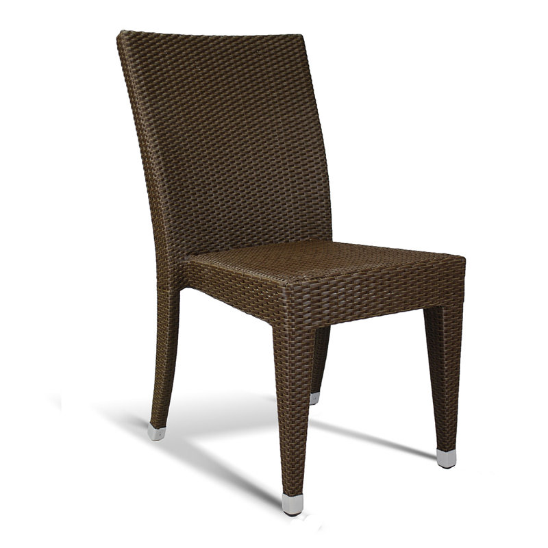 Asbury Patio Side Chair, Coffee