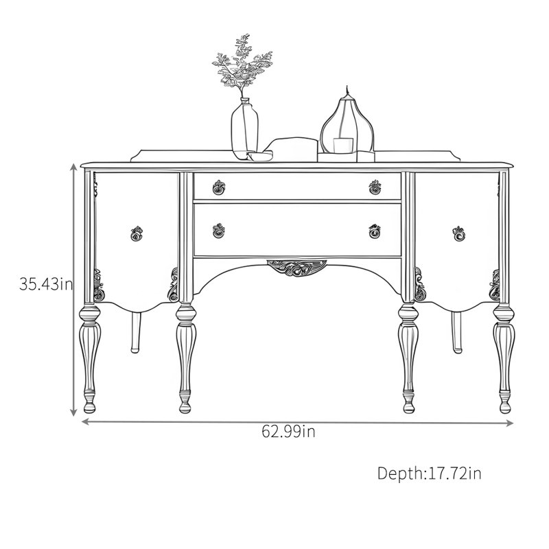 Buffet Retro Green Home