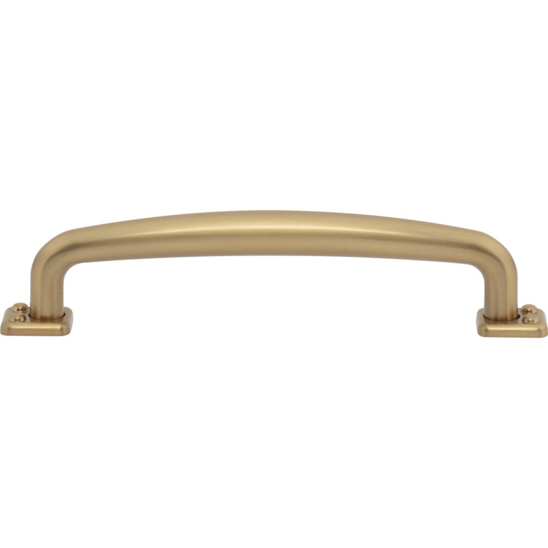 Benning 5 1/16" Center To Center Bar Pull, Gold, 5 1/16"
