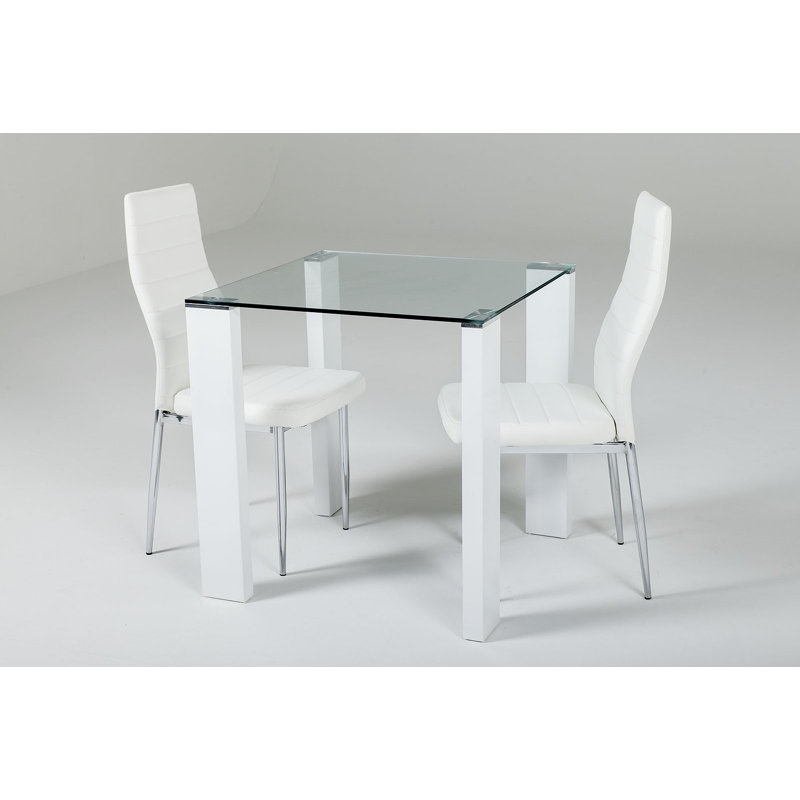 Mentone 2 - Person Dining Set, White
