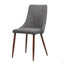 Chaises de salle à manger Mid-Century modernes en tissu sans accoudoirs, ensemble de 2-1826501103-1826501101