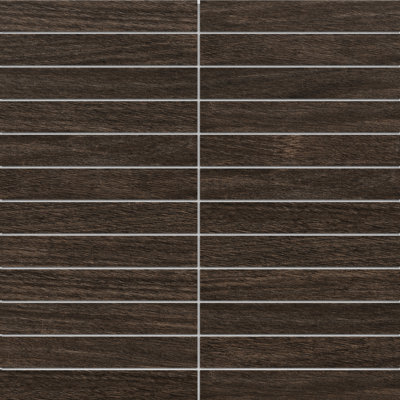 Rural Haven 1" X 6" Porcelain Wood Look Tile Mosaic Sheet